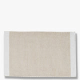 Mette Ditmer Grid Towel, Sand/Off-White