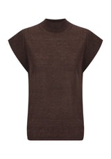 Morrison Loren Knit High Neck Bark