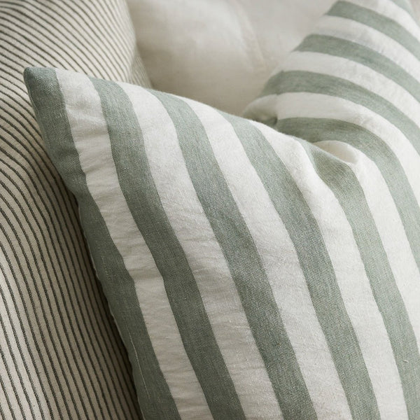 Eadie Lifestyle Santi Cushion, White/Pistachio