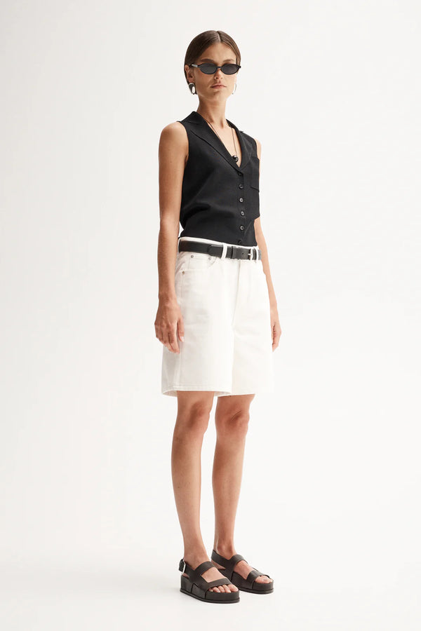 Elka Sinclair Knit Vest, Black