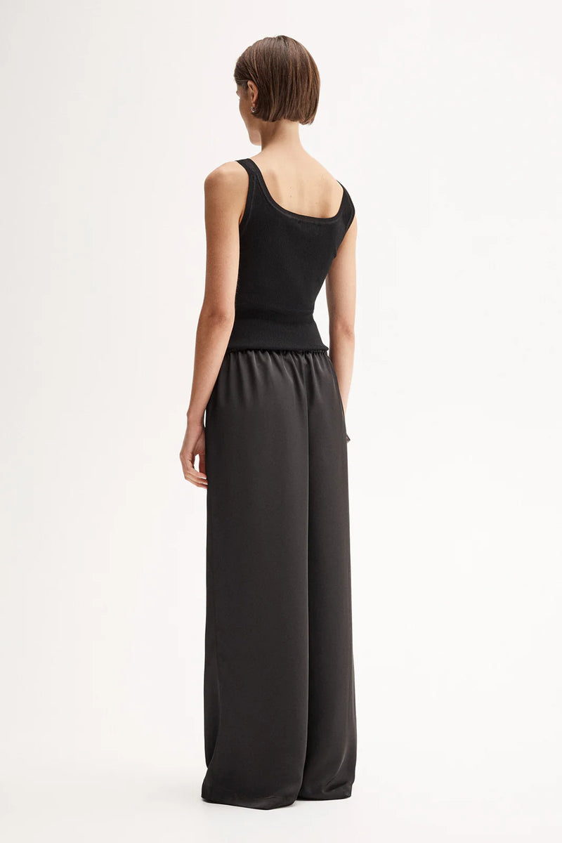 Elka Coralie Knit Top, Black