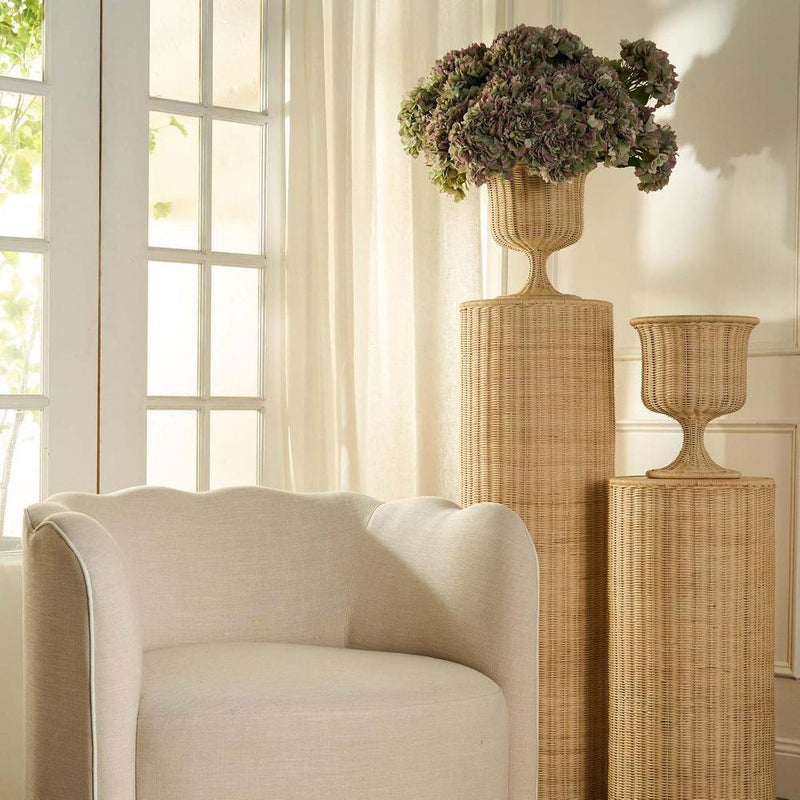 Belmont Rattan Urn