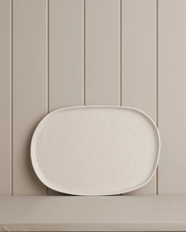 Table of Plenty Oblong Platter, Natural Earth