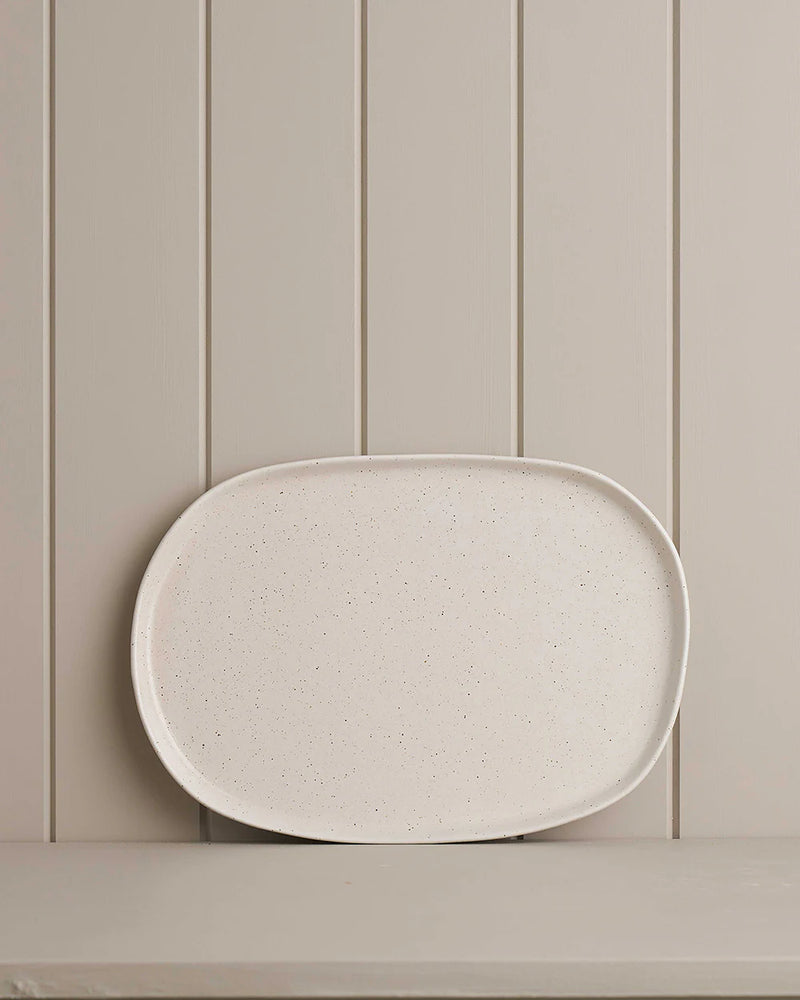 Table of Plenty Oblong Platter, Natural Earth