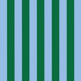 Green/Blue Stripe Barrell Bag