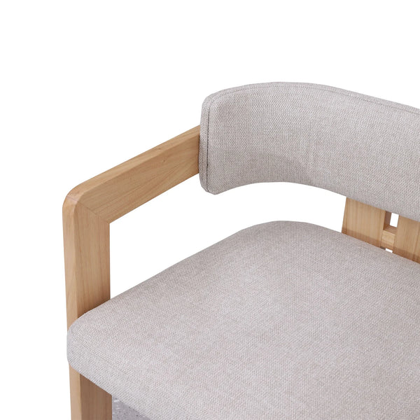 Calibre Ash Dining Chair, Stone Beige