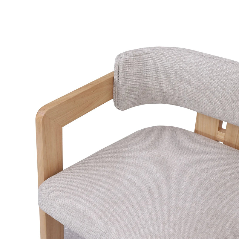 Calibre Ash Dining Chair, Stone Beige
