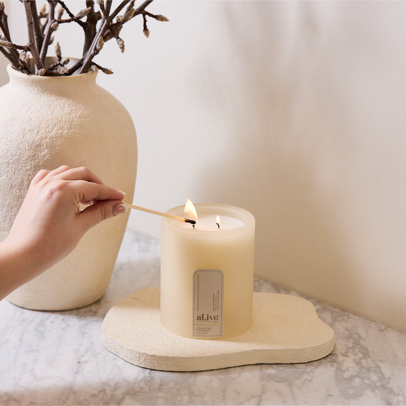 Al.ive Soy Candle, Sea Cotton & Coconut