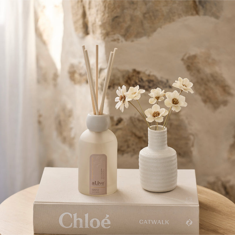Al.ive Reed Diffuser, Apricot & Sweet Fig