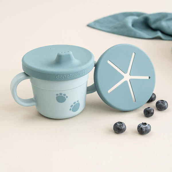 Foodie Spout & Snack Cup, Blue