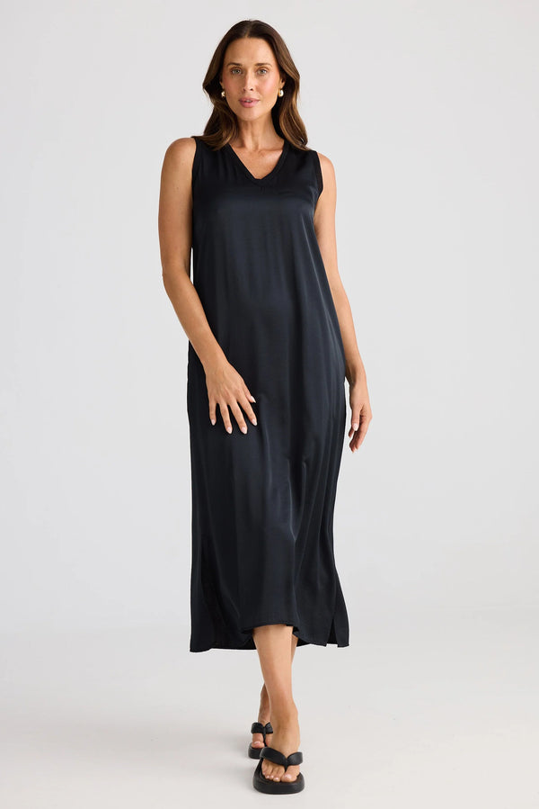 Brave & True Celine Dress, Black