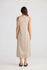 Brave & True Celine Dress,  Stone Taupe