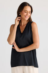 Brave & True Celine Top, Black