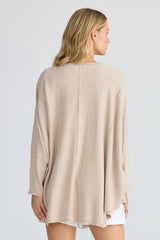 HomeLove Chill Top, Oat Marle S/M