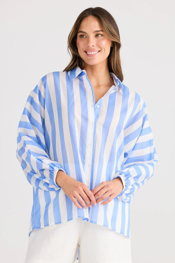 Cliffside Shirt, Blue Stripe