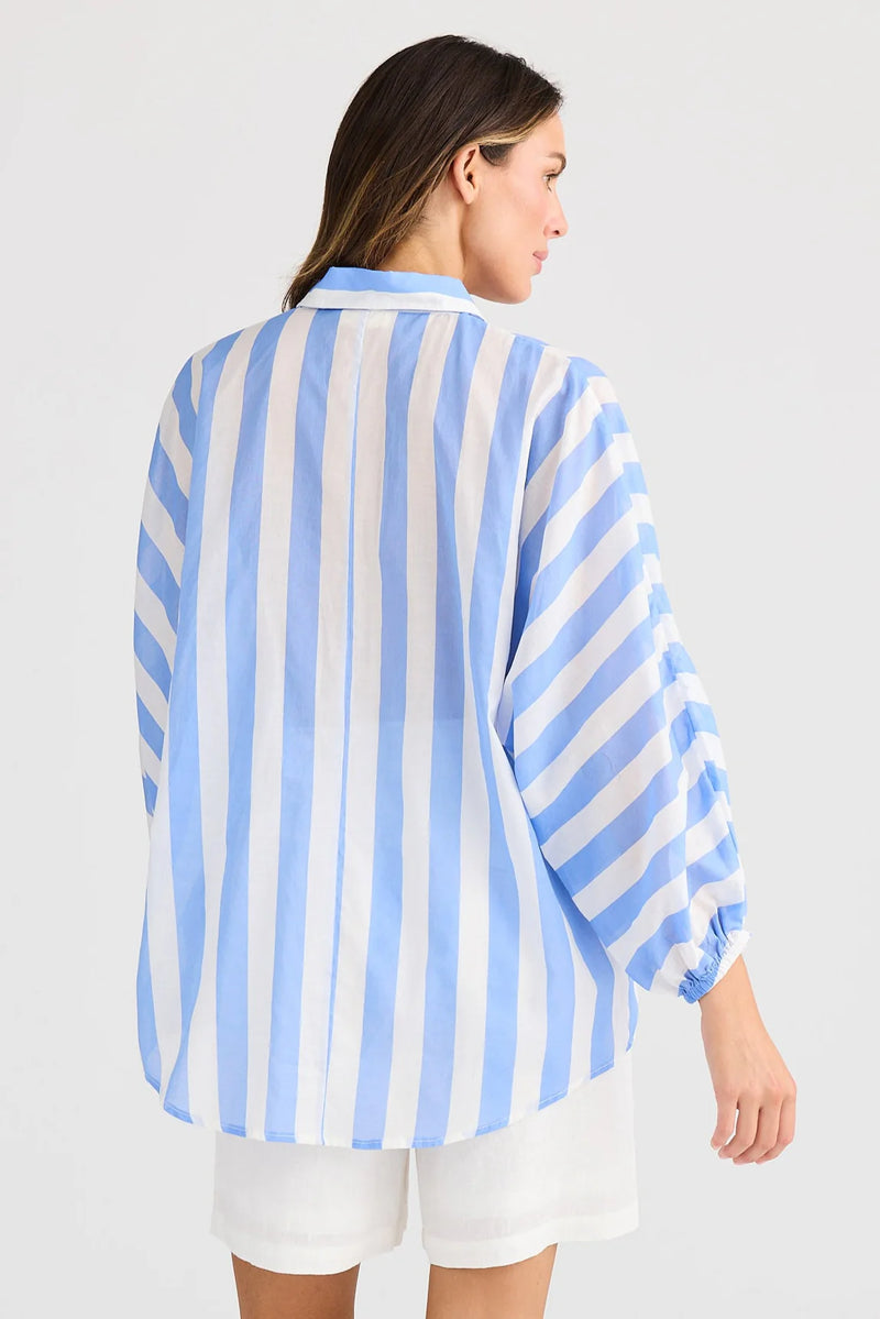 Cliffside Shirt, Blue Stripe