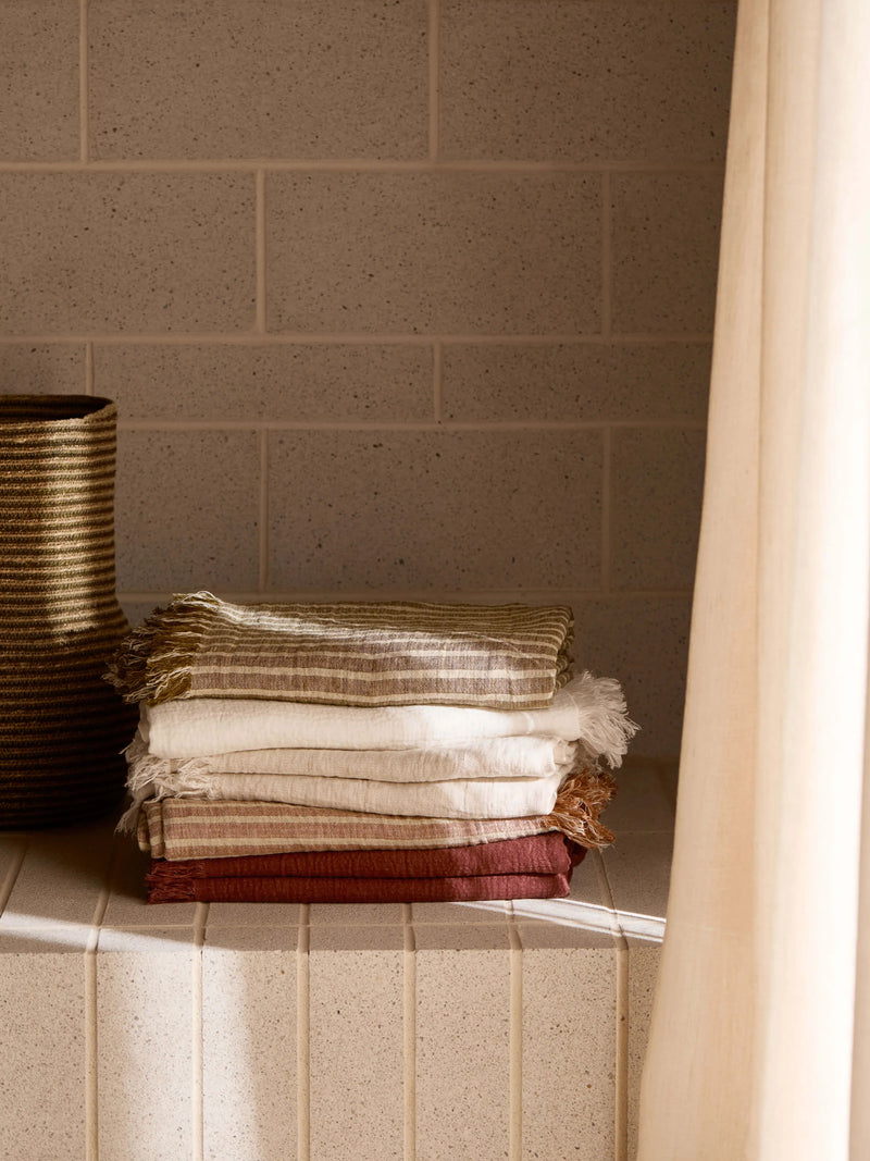 L&M Ava Khaki Throw