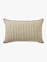 L&M Ava Khaki Stripe Cushion