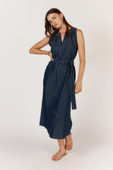 Itami Denim Sleeveless Maxi