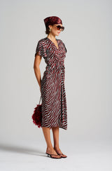 L'Hotel Particulier Dress, Burgandy