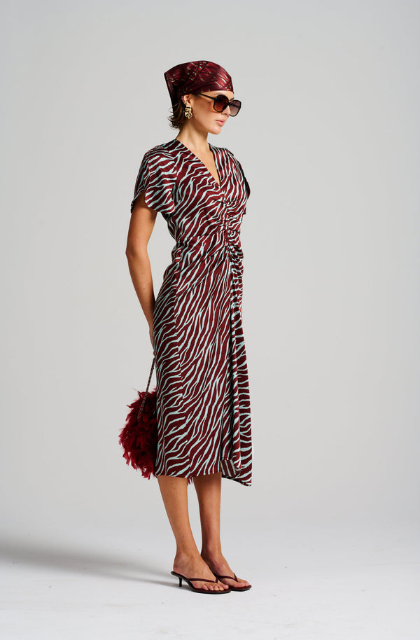 L'Hotel Particulier Dress, Burgandy