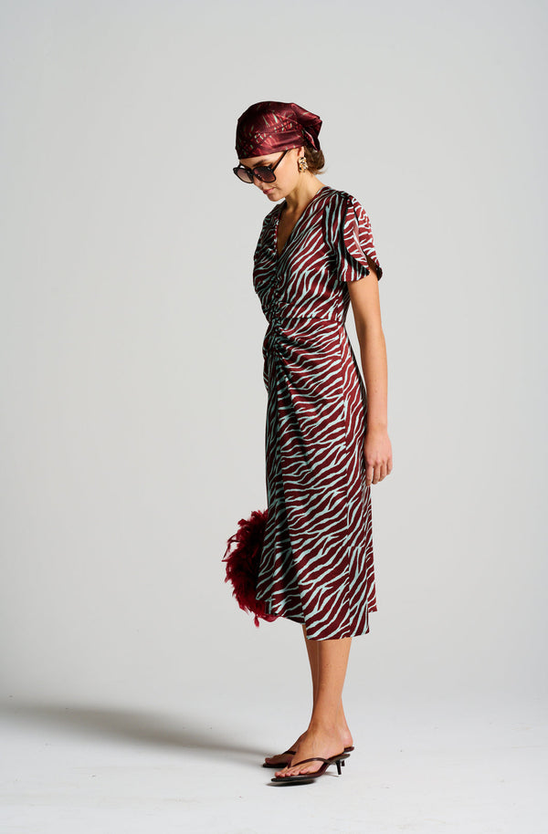 L'Hotel Particulier Dress, Burgandy