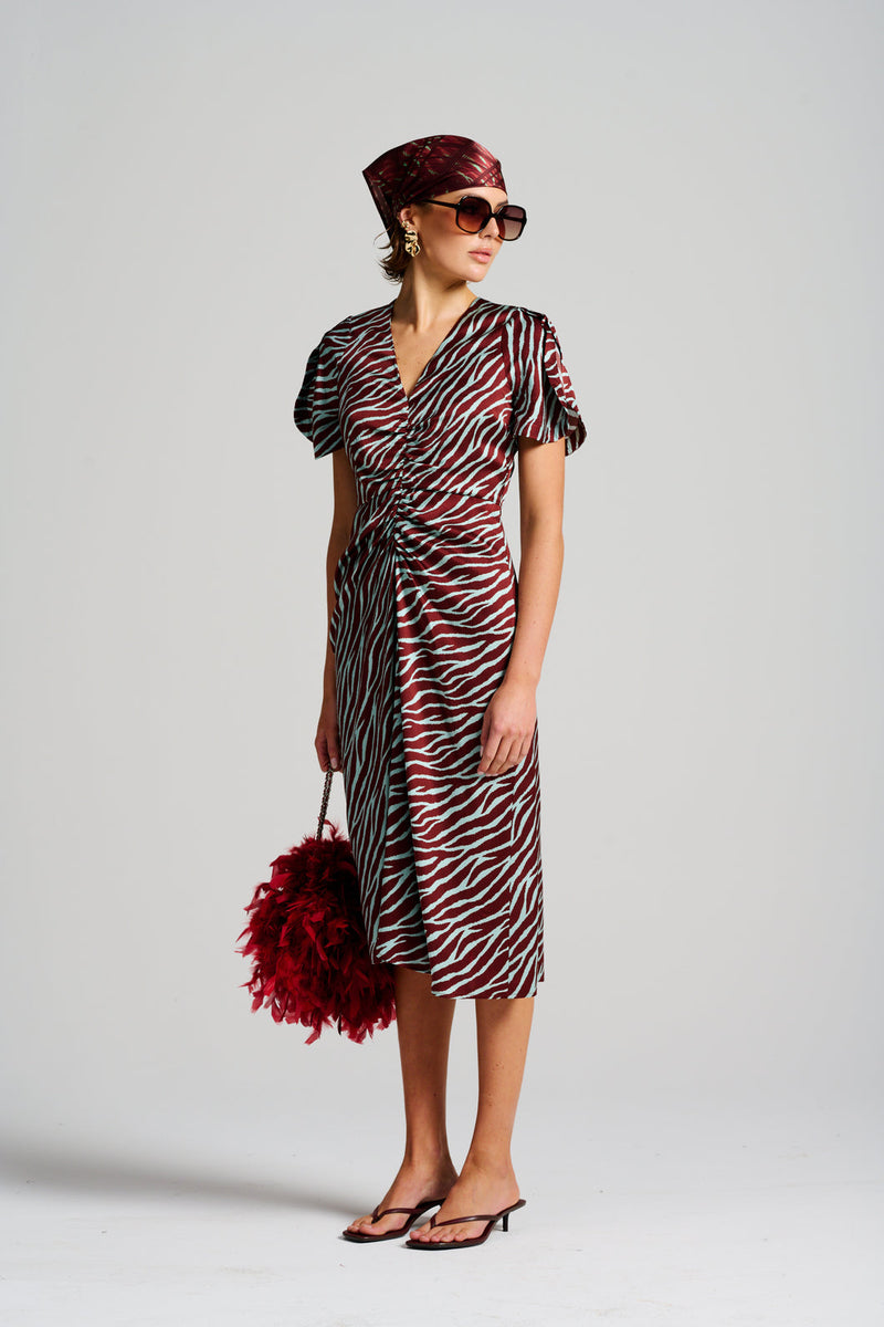 L'Hotel Particulier Dress, Burgandy