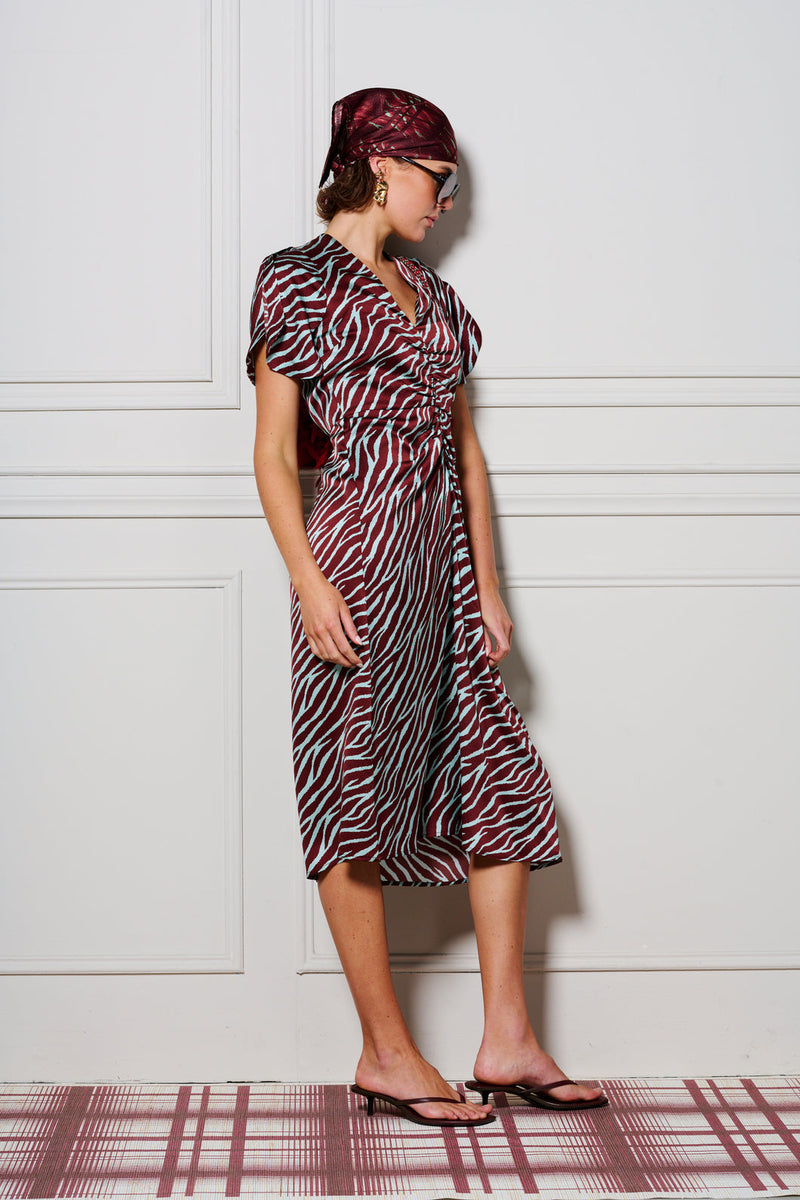 L'Hotel Particulier Dress, Burgandy