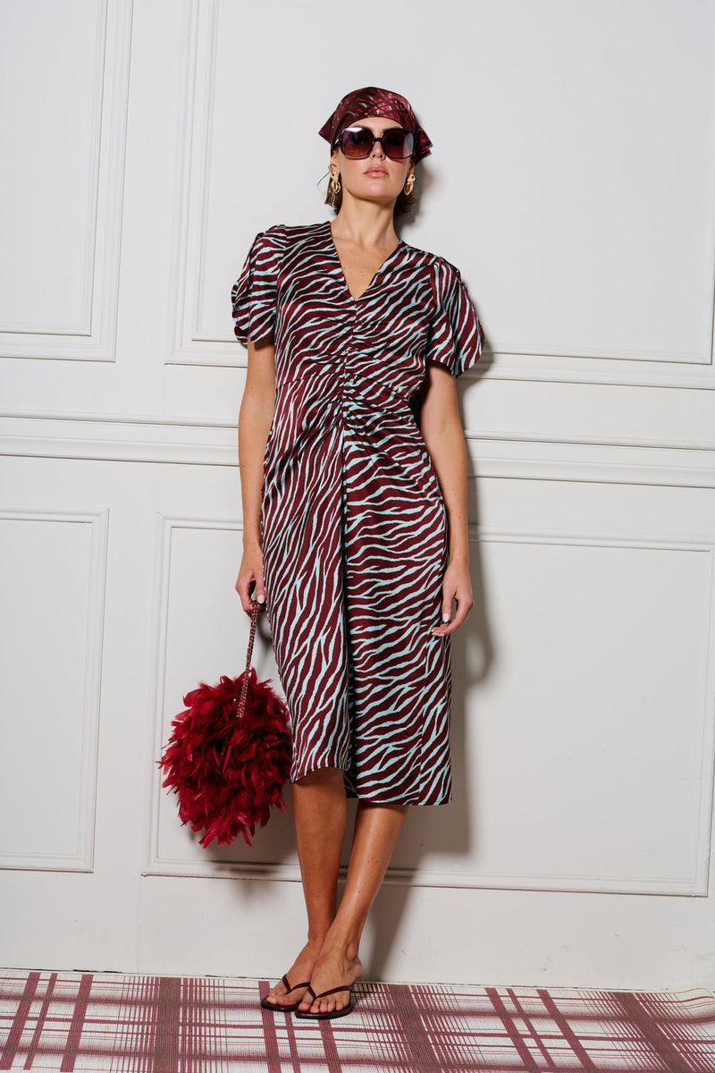 L'Hotel Particulier Dress, Burgandy