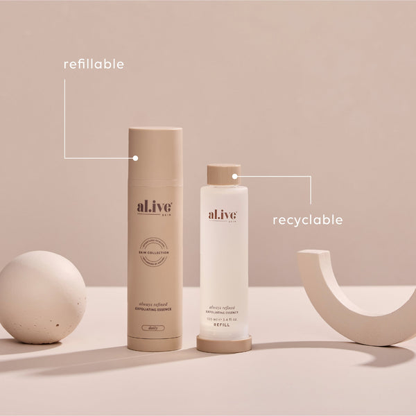 Always Refinded Exfoliating Essence, 100ml Refill