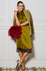 Le Cocktail Skirt, Olive