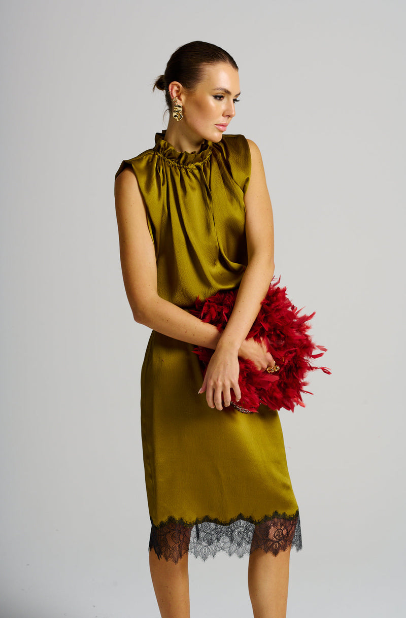 Le Cocktail Skirt, Olive