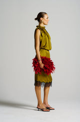 Le Cocktail Skirt, Olive