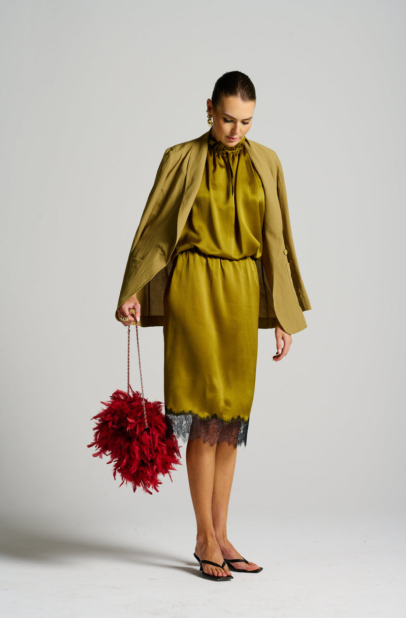 Le Cocktail Skirt, Olive