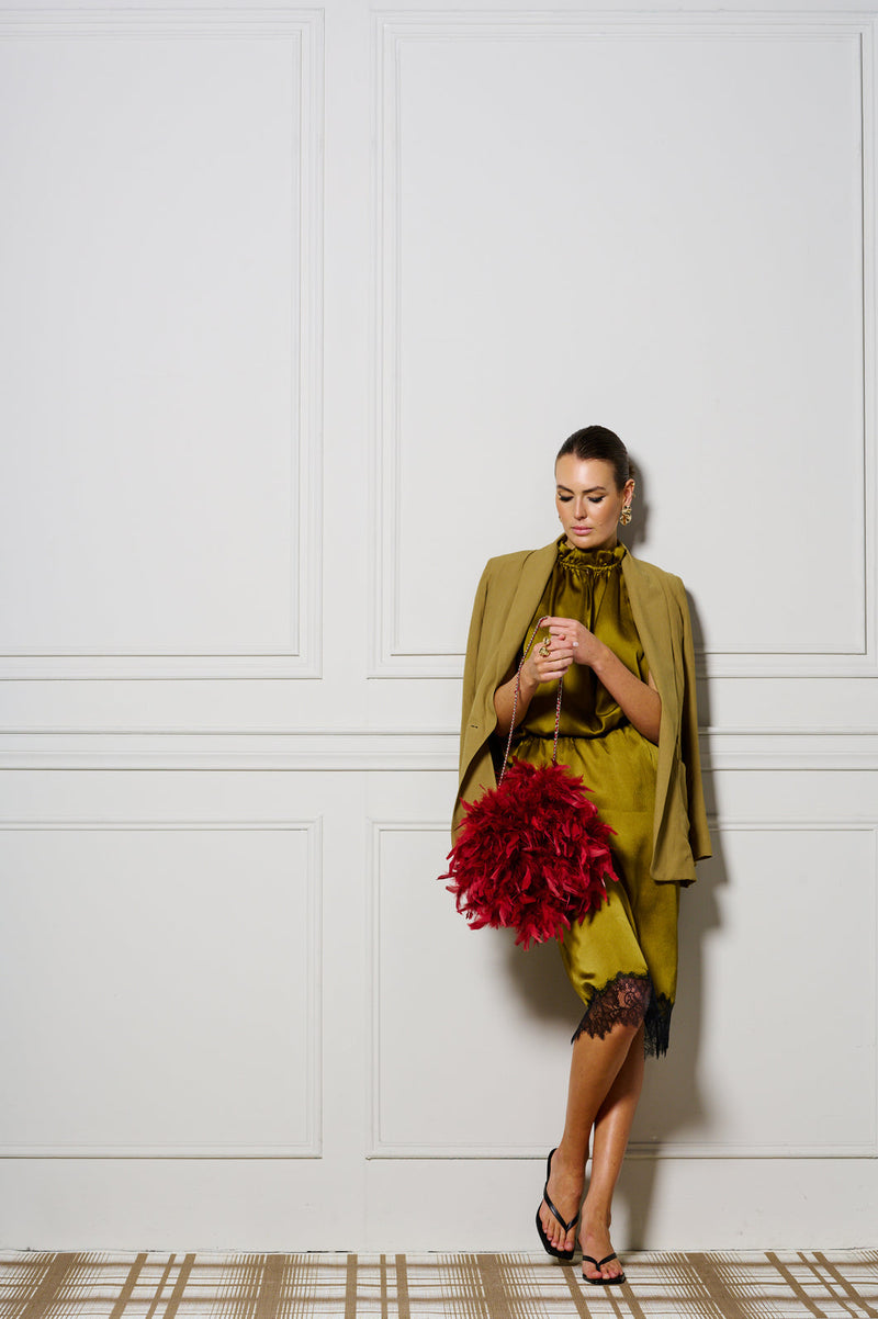 Le Cocktail Skirt, Olive