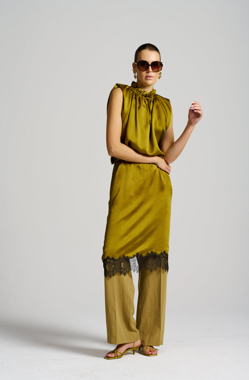 Le Cocktail Skirt, Olive