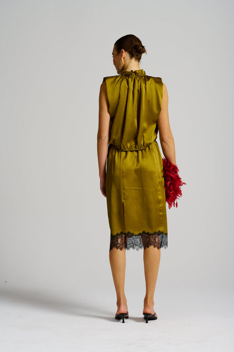 Le Cocktail Skirt, Olive