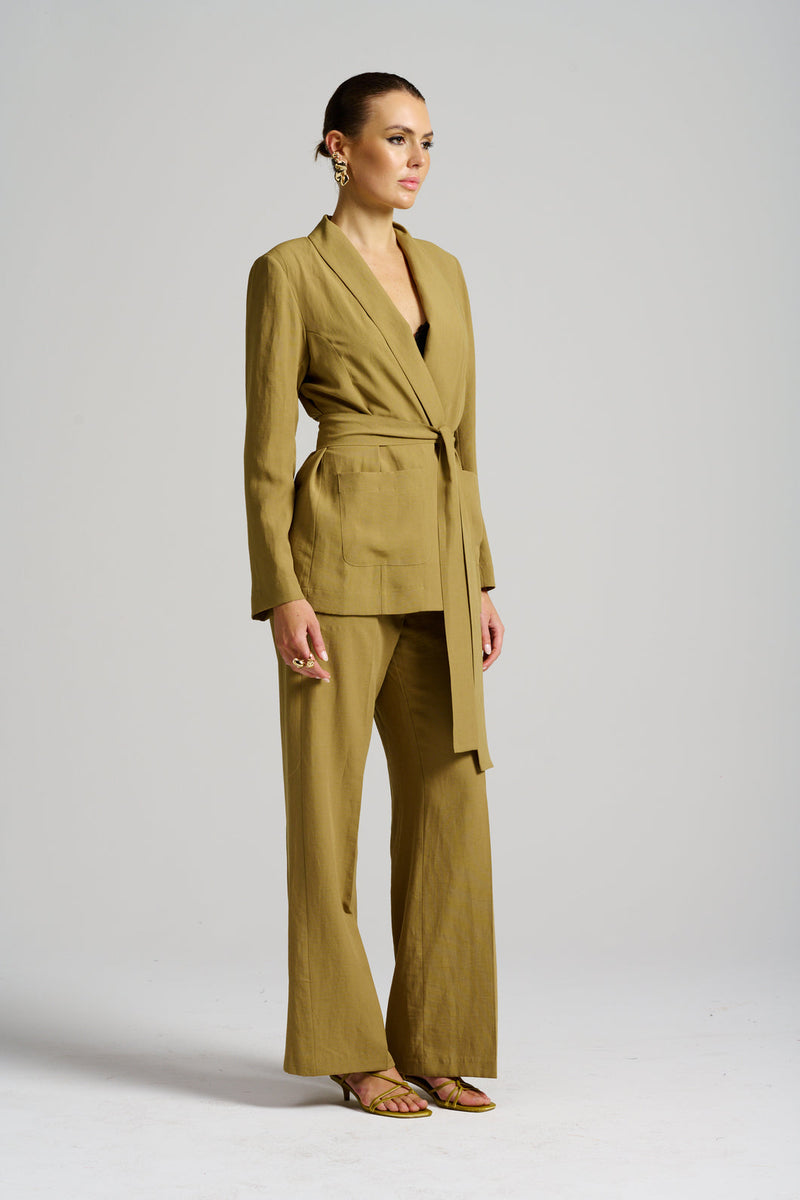 Le Cocktail Lounge Jacket, Olive
