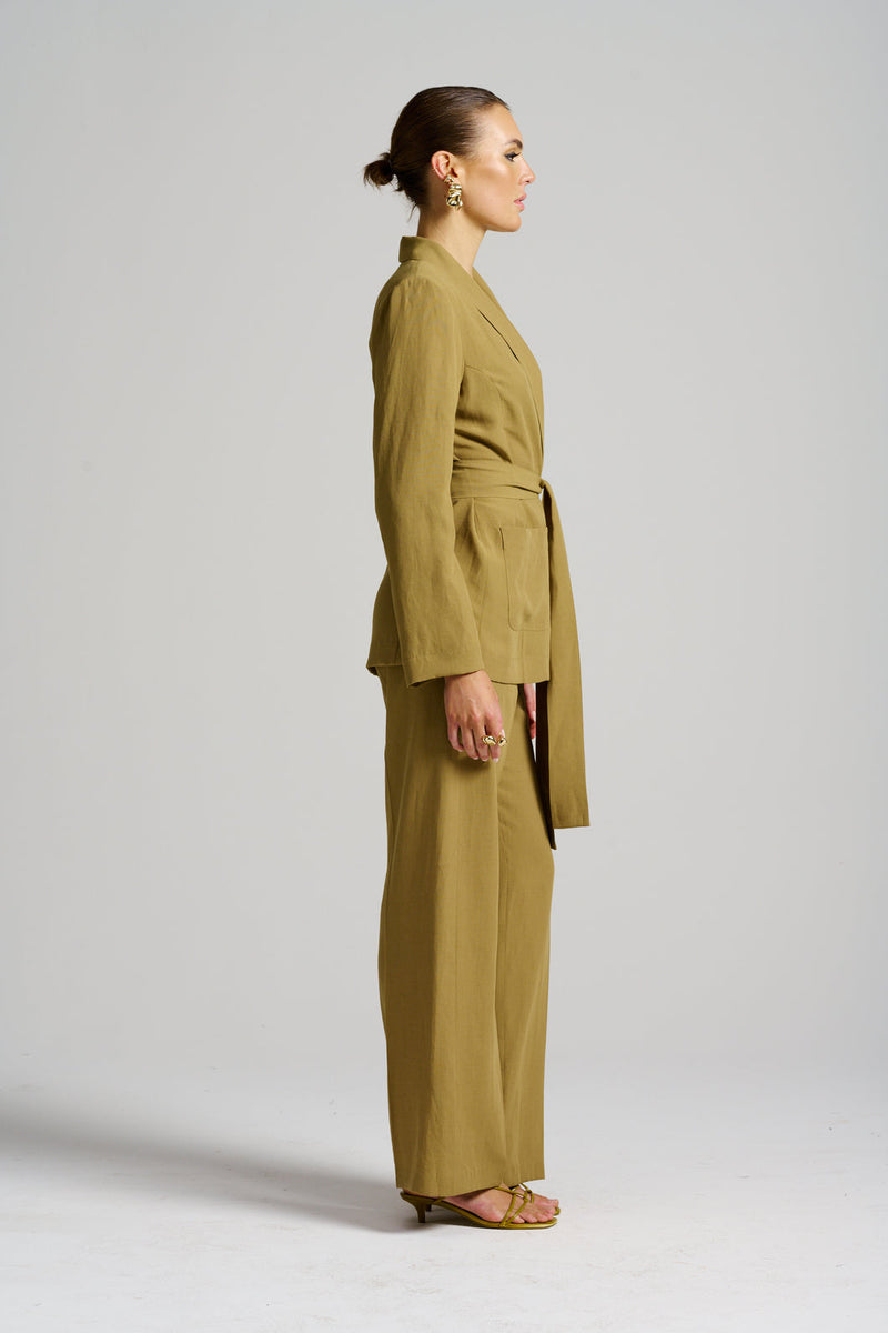 Le Cocktail Lounge Jacket, Olive