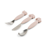 Done by Deer Easy Grip Cutlery Set Powder