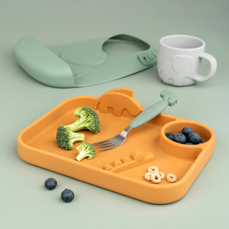 Done by Deer Easy Grip Cutlery Set Green