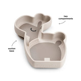 Done by Deer Stick Stay Snack Plate Lalee Sand