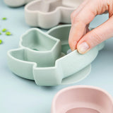 Done by Deer Stick Stay Snack Plate Bird Powder