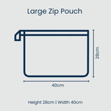 Coral Zip Pouch