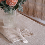 Eadie Zayra Tablecloth, Natural/Ivory Stitch 180x300cm