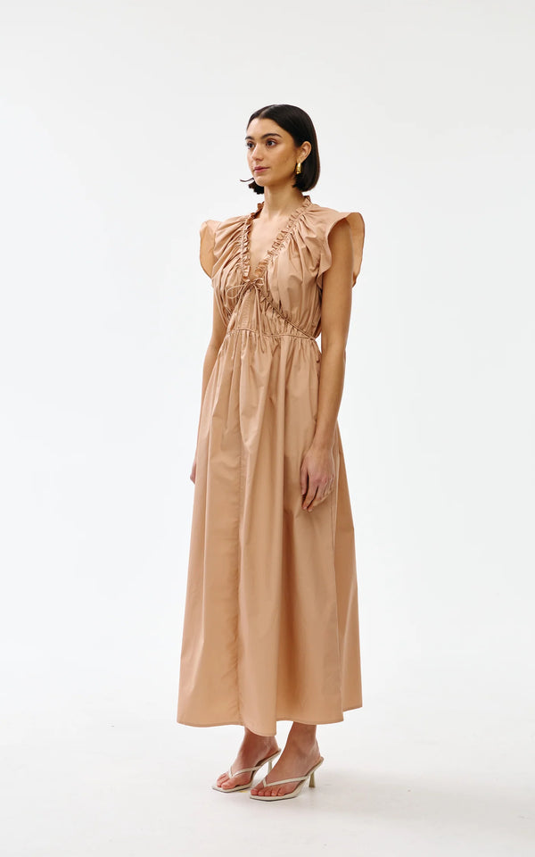 Kinny Thea Dress, Taupe
