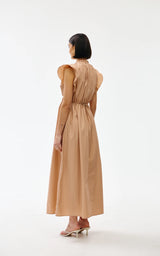 Kinny Thea Dress, Taupe