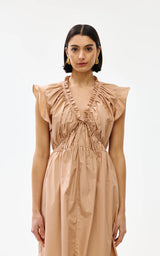 Kinny Thea Dress, Taupe