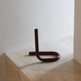 Viah Candle Holder, Burgundy