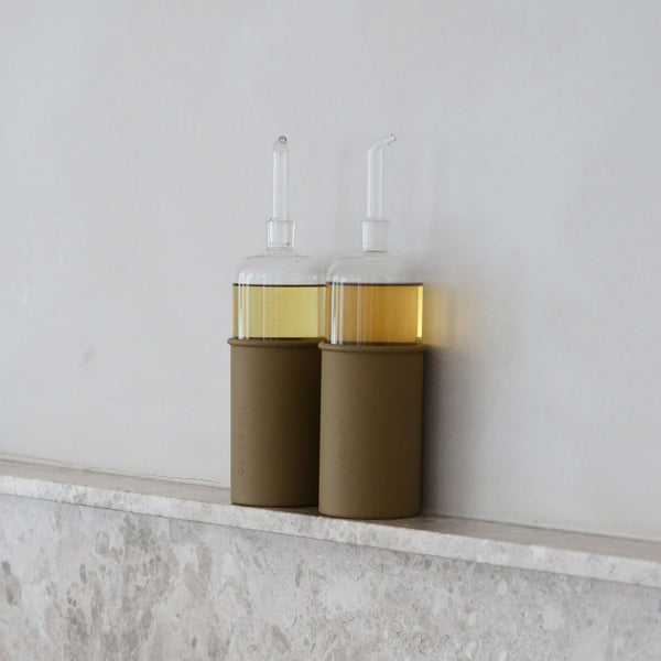 Rund Oil & Vinegard Bottle Set, Fern